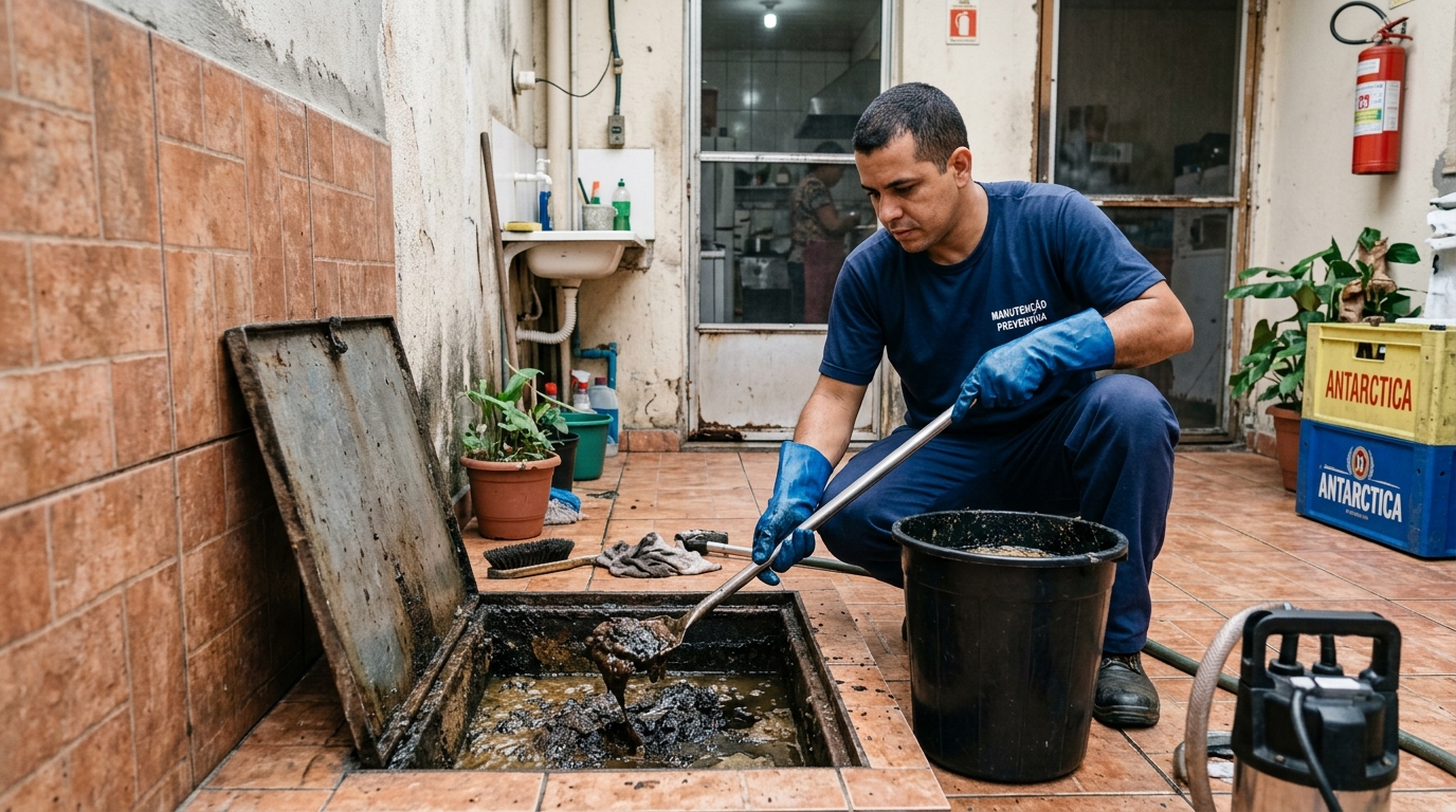Limpeza de Caixa de Gordura perto de mim em Pelotas‑RS